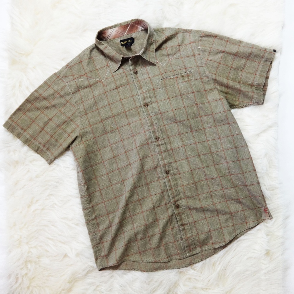 Split Button Up Shirt